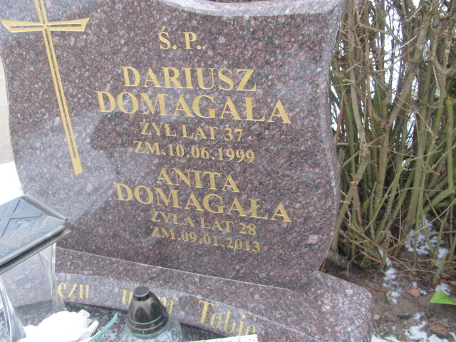 Dariusz Domagała 1962 Sieradz Kłocko - Grobonet - Wyszukiwarka osób pochowanych