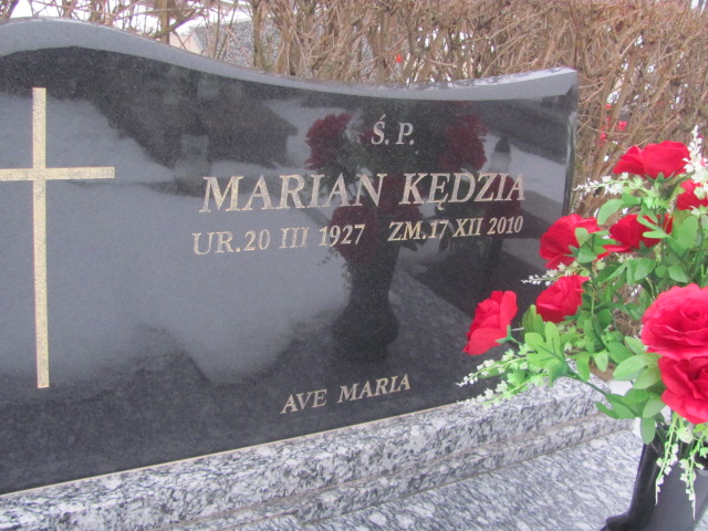 Marian Kędzia 1927 Sieradz Kłocko - Grobonet - Wyszukiwarka osób pochowanych