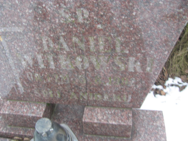 Daniel Witkowski 1992 Sieradz Kłocko - Grobonet - Wyszukiwarka osób pochowanych