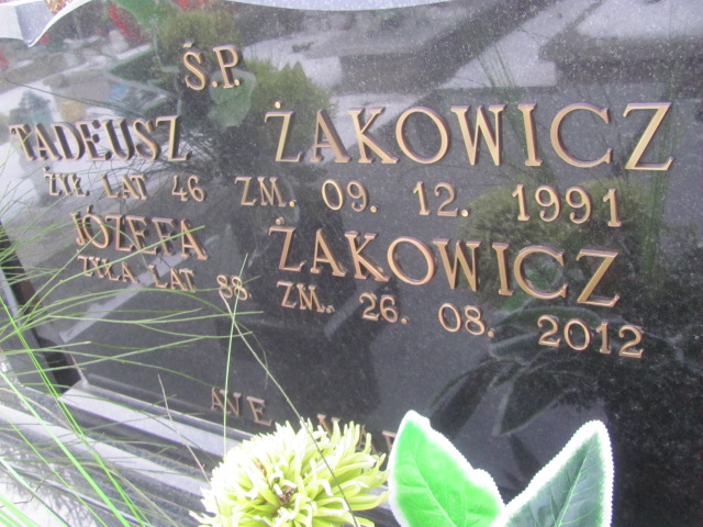 Józefa Żakowicz 1924 Sieradz Kłocko - Grobonet - Wyszukiwarka osób pochowanych