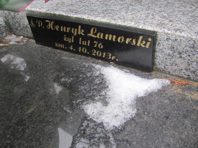 Grób Henryk Lamorski