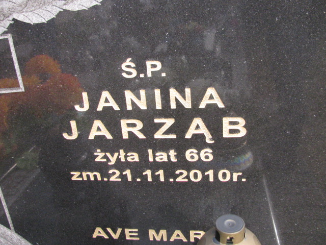 Janina Jarząb 1944 Sieradz Kłocko - Grobonet - Wyszukiwarka osób pochowanych