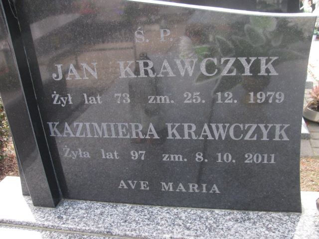 Jan Krawczyk Sieradz Kłocko - Grobonet - Wyszukiwarka osób pochowanych