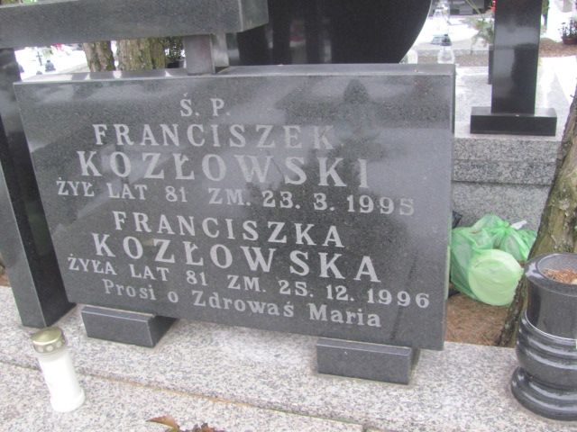 Franciszka Kozłowska 1915 Sieradz Kłocko - Grobonet - Wyszukiwarka osób pochowanych