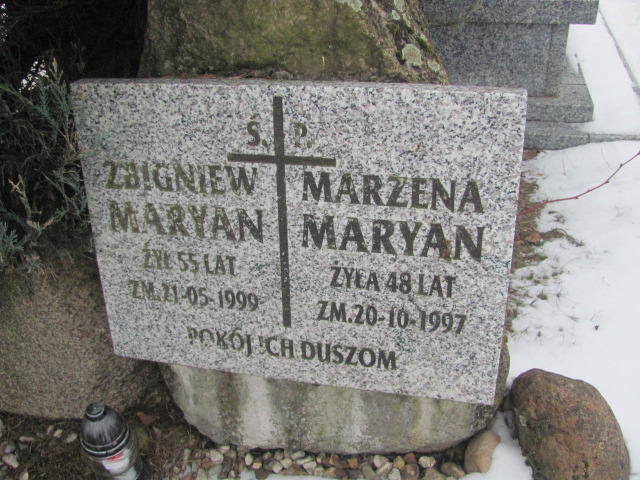 Zbigniew Aleksander Maryan 1944 Sieradz Kłocko - Grobonet - Wyszukiwarka osób pochowanych
