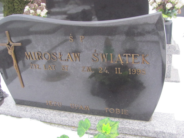 Mirosław Świątek 1961 Sieradz Kłocko - Grobonet - Wyszukiwarka osób pochowanych