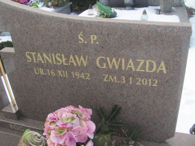 Stanisław Gwiazda 1942 Sieradz Kłocko - Grobonet - Wyszukiwarka osób pochowanych