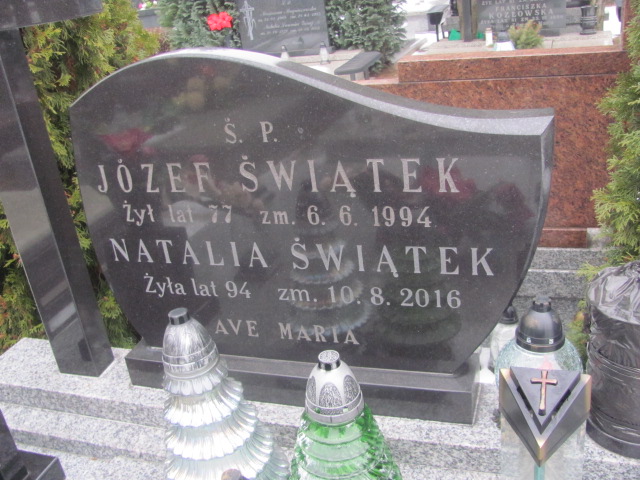 Natalia Świątek 1922 Sieradz Kłocko - Grobonet - Wyszukiwarka osób pochowanych