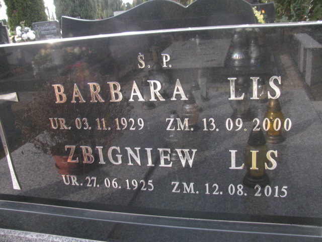 Barbara Lis  1929 Sieradz Kłocko - Grobonet - Wyszukiwarka osób pochowanych