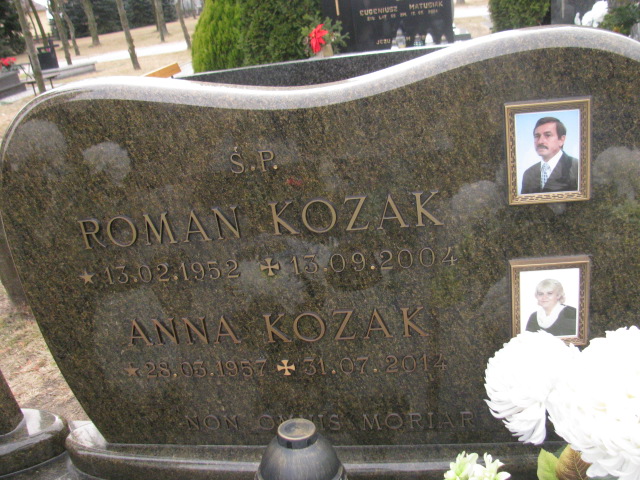 Roman Kozak 1952 Sieradz Kłocko - Grobonet - Wyszukiwarka osób pochowanych