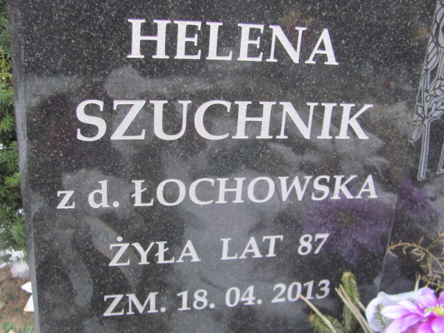 Helena Szuchnik 1925 Sieradz Kłocko - Grobonet - Wyszukiwarka osób pochowanych