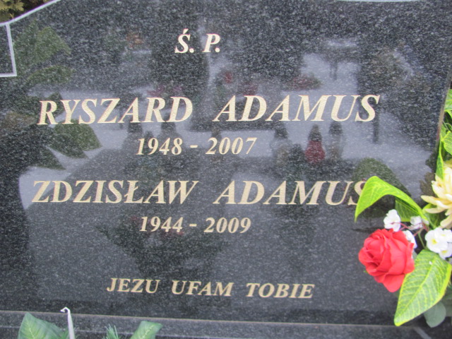 Zdzisław Adamus 1944 Sieradz Kłocko - Grobonet - Wyszukiwarka osób pochowanych