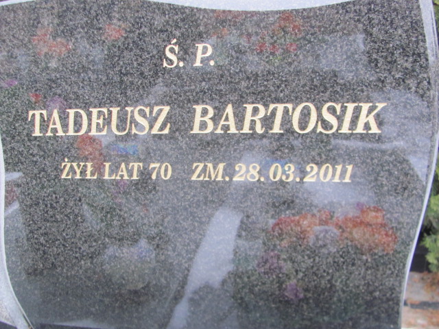 Tadeusz Bartosik 1941 Sieradz Kłocko - Grobonet - Wyszukiwarka osób pochowanych