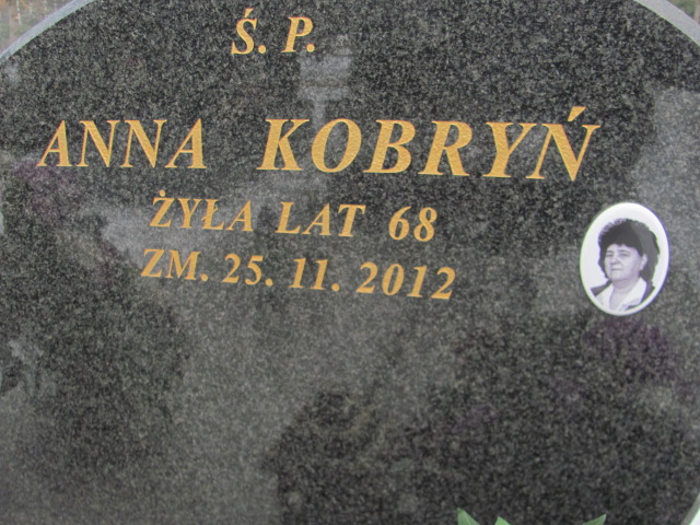 Anna Kobryń 1944 Sieradz Kłocko - Grobonet - Wyszukiwarka osób pochowanych